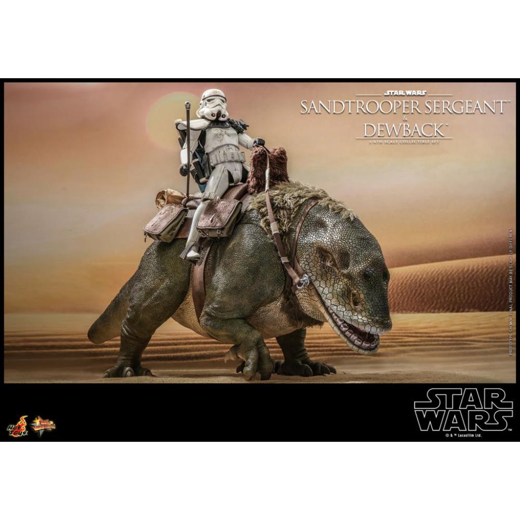MMS722 Star Wars Episode IV: A New Hope - 1/6 Sandtrooper Sergeant & Dewback Collectible Set