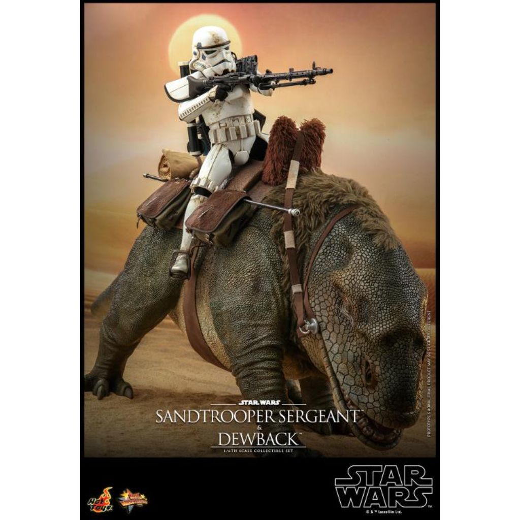 MMS722 Star Wars Episode IV: A New Hope - 1/6 Sandtrooper Sergeant & Dewback Collectible Set