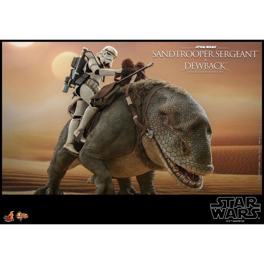 MMS722 Star Wars Episode IV: A New Hope - 1/6 Sandtrooper Sergeant & Dewback Collectible Set