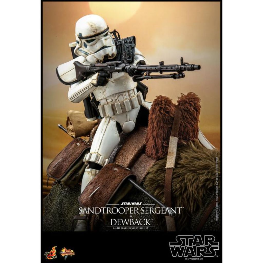 MMS722 Star Wars Episode IV: A New Hope - 1/6 Sandtrooper Sergeant & Dewback Collectible Set