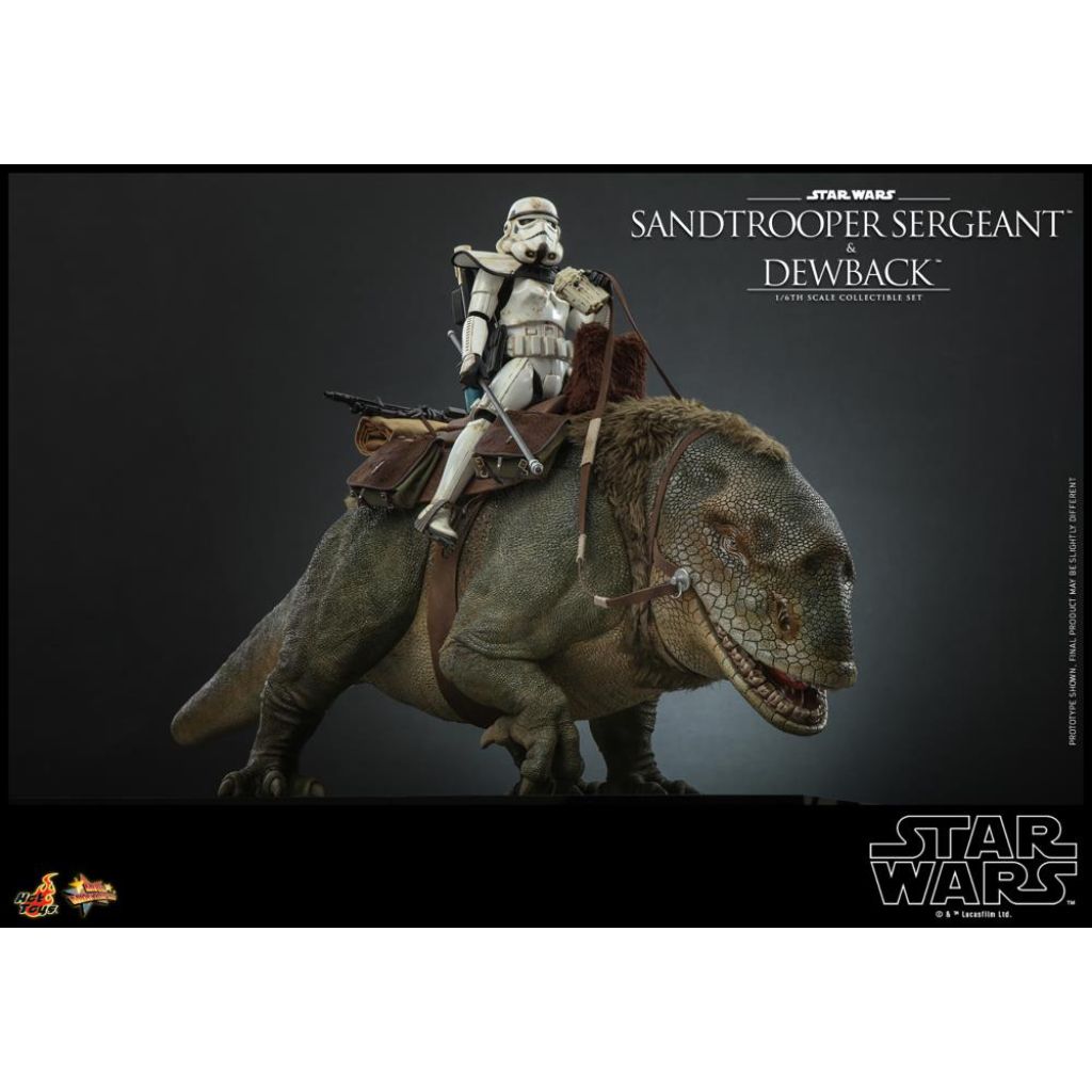MMS722 Star Wars Episode IV: A New Hope - 1/6 Sandtrooper Sergeant & Dewback Collectible Set