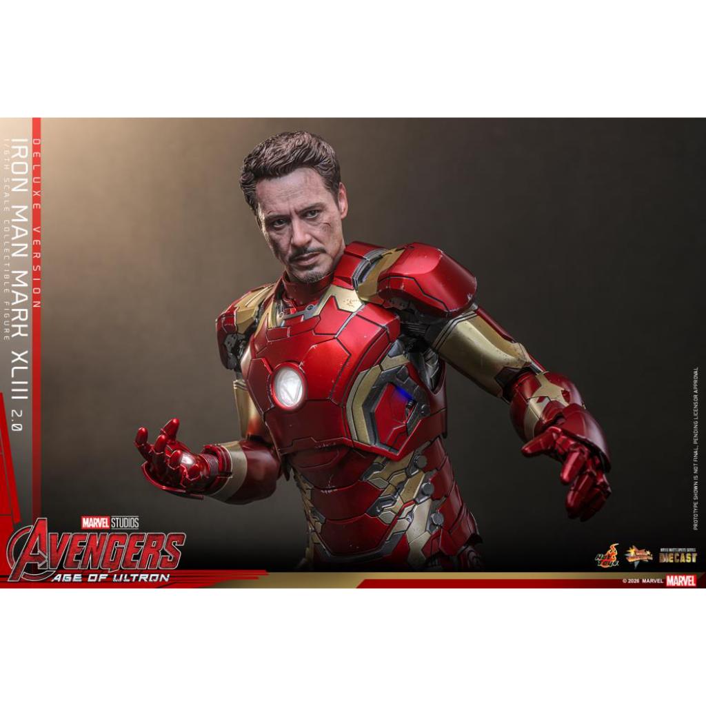 MMS866D81 Avengers Age of Ultron - 1/6th scale Iron Man Mark XLIII (2.0) (Deluxe Version)