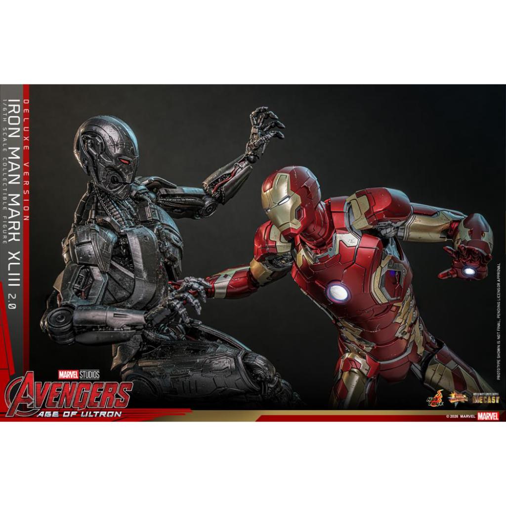 MMS866D81 Avengers Age of Ultron - 1/6th scale Iron Man Mark XLIII (2.0) (Deluxe Version)