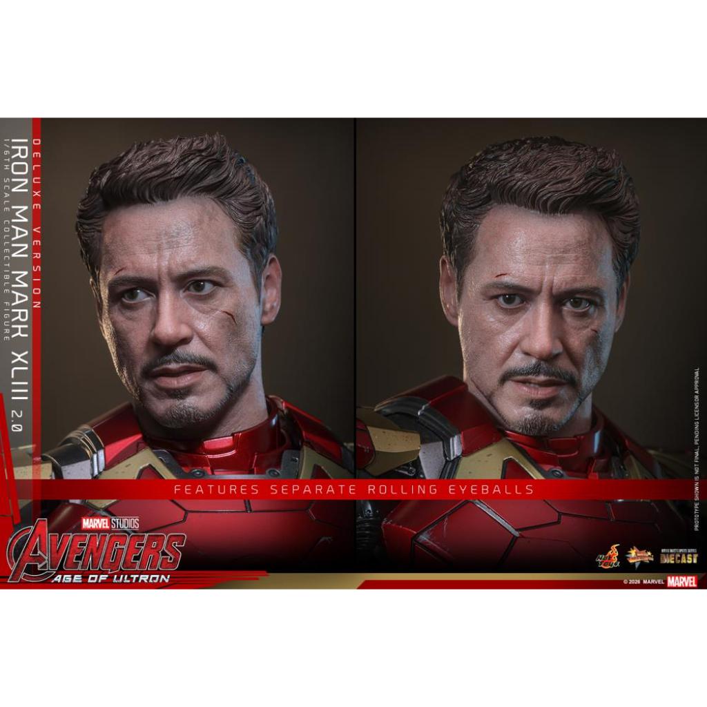 MMS866D81 Avengers Age of Ultron - 1/6th scale Iron Man Mark XLIII (2.0) (Deluxe Version)