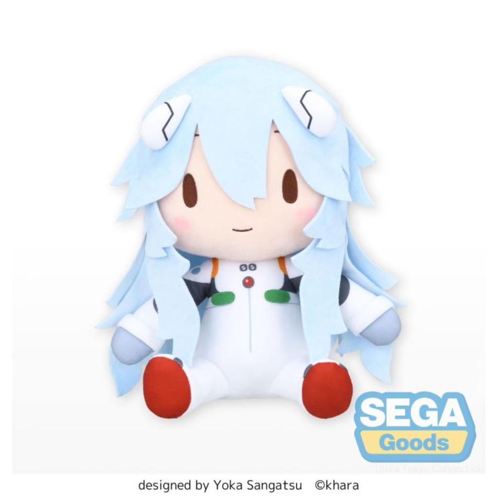 Shin Evangelion Movie Fuwa Petite Plush - Rei Ayanami (L)