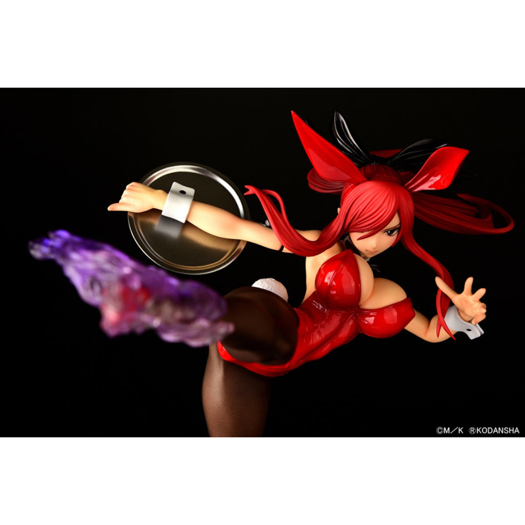 ORCATOYS Fairy Tail - Erza Scarlet High Kick Ver. Crimson Bunny Figurine