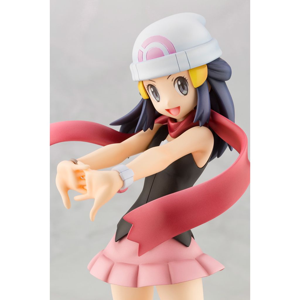 Pokemon - PV198 Hikari With Pochama Artfx J Statue