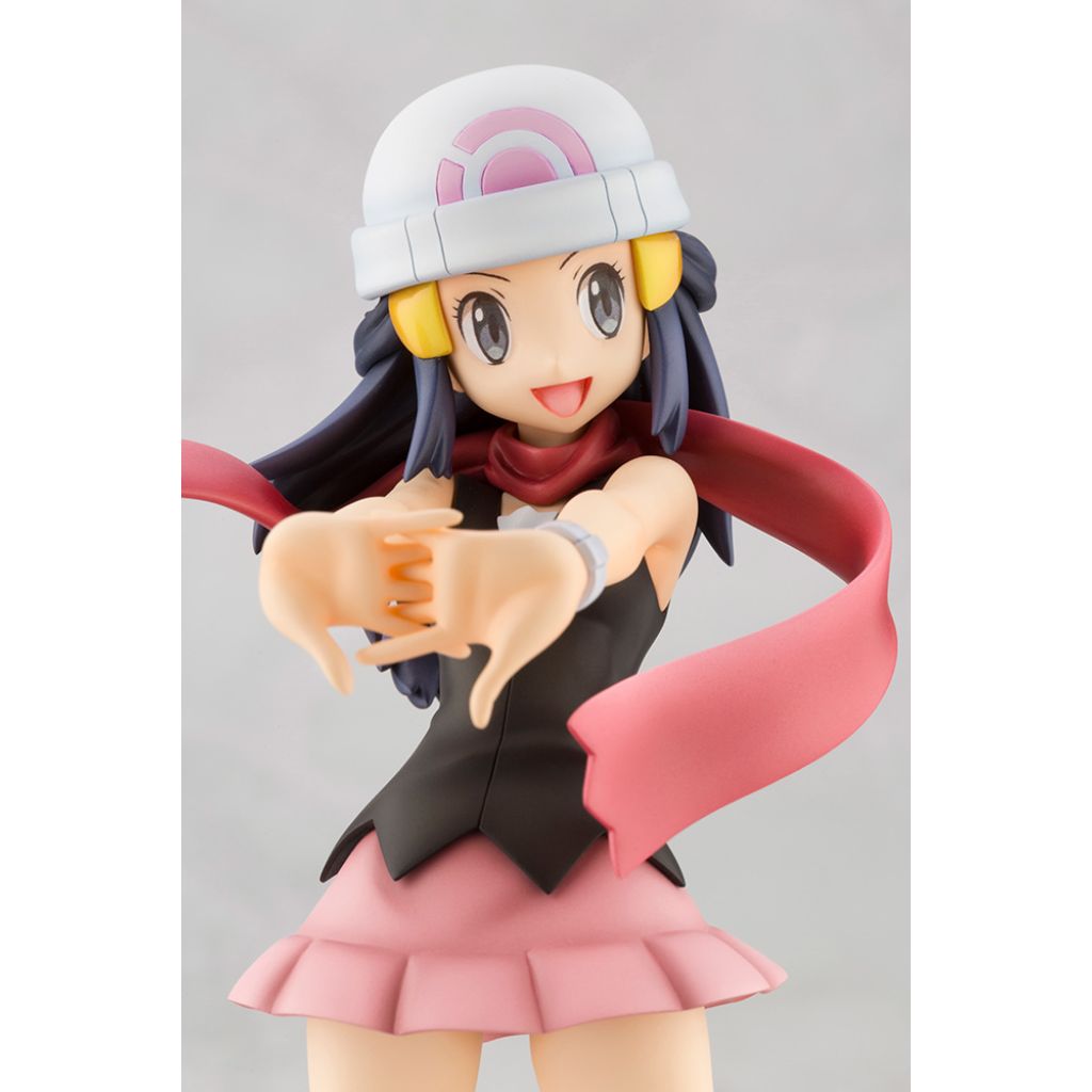 Pokemon - PV198 Hikari With Pochama Artfx J Statue
