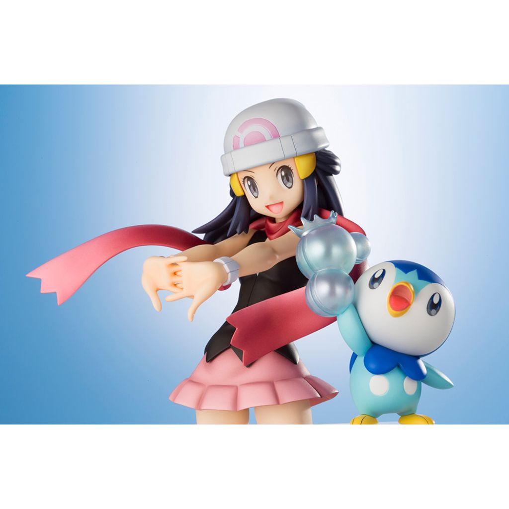 Pokemon - PV198 Hikari With Pochama Artfx J Statue