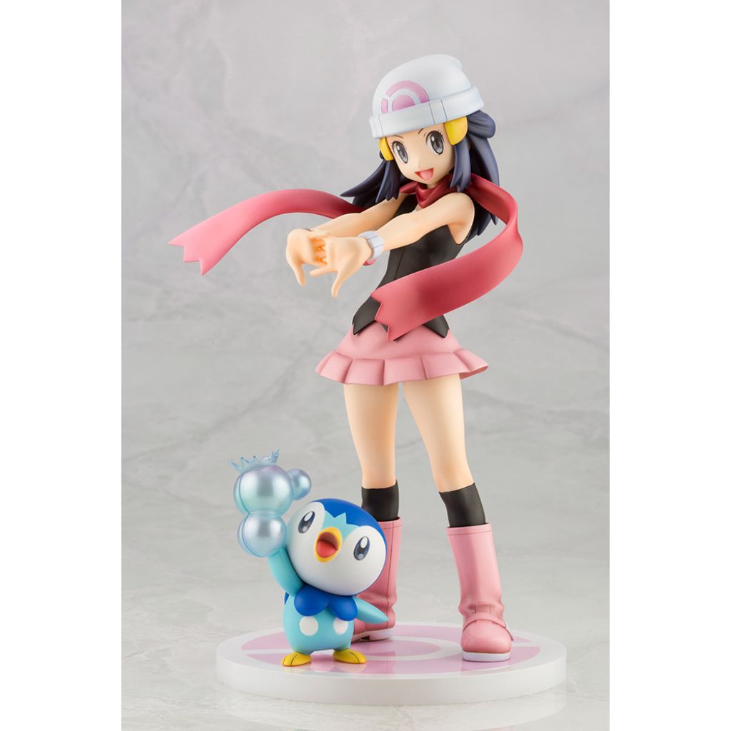 Pokemon - PV198 Hikari With Pochama Artfx J Statue
