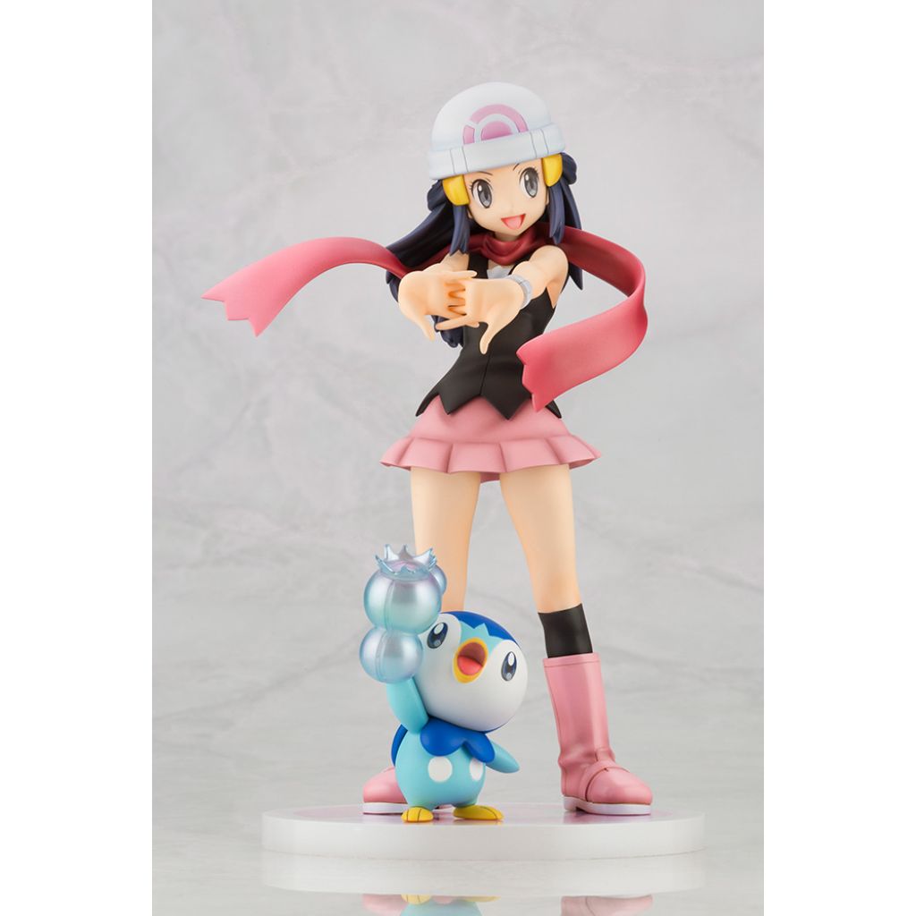 Pokemon - PV198 Hikari With Pochama Artfx J Statue