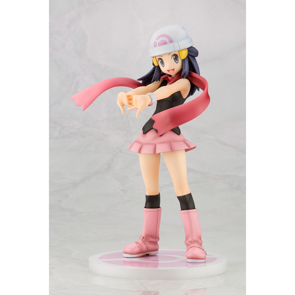 Pokemon - PV198 Hikari With Pochama Artfx J Statue