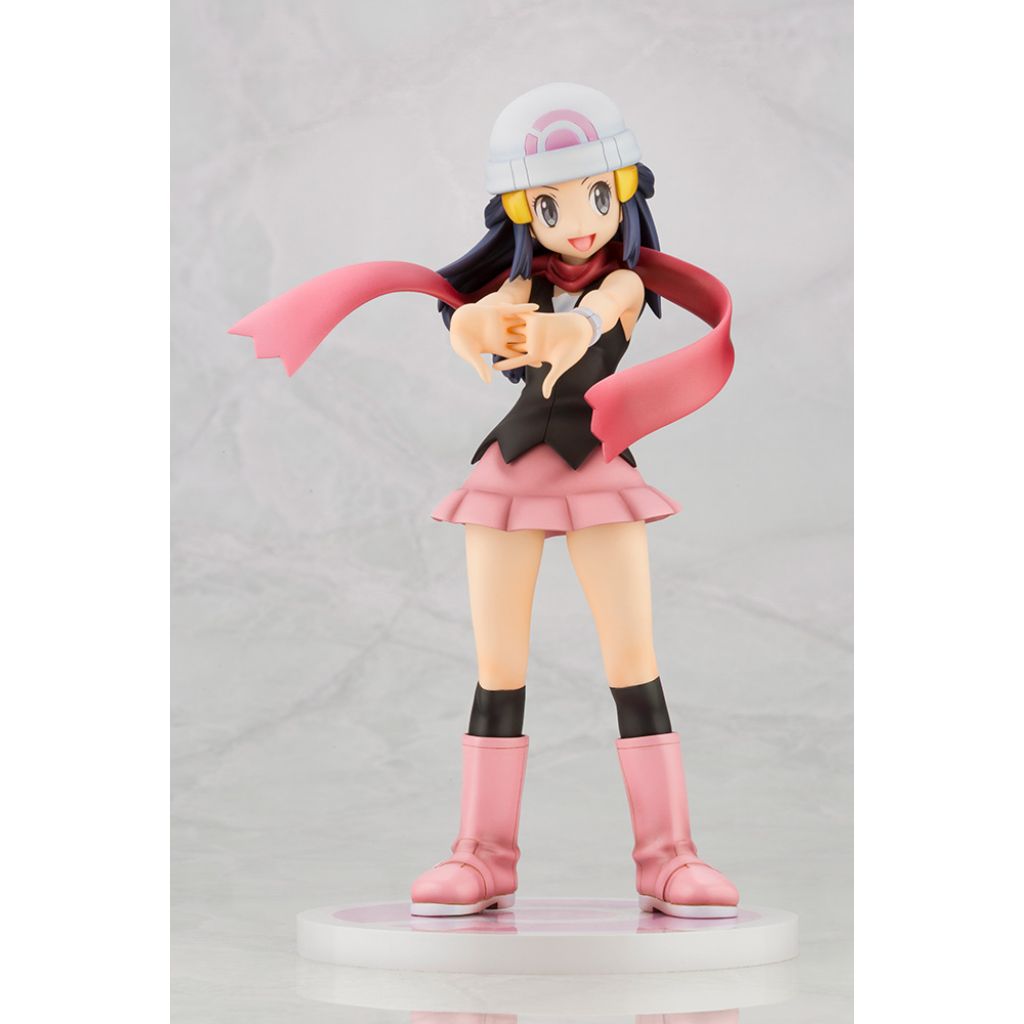 Pokemon - PV198 Hikari With Pochama Artfx J Statue