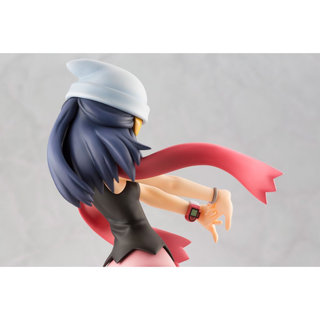 Pokemon - PV198 Hikari With Pochama Artfx J Statue