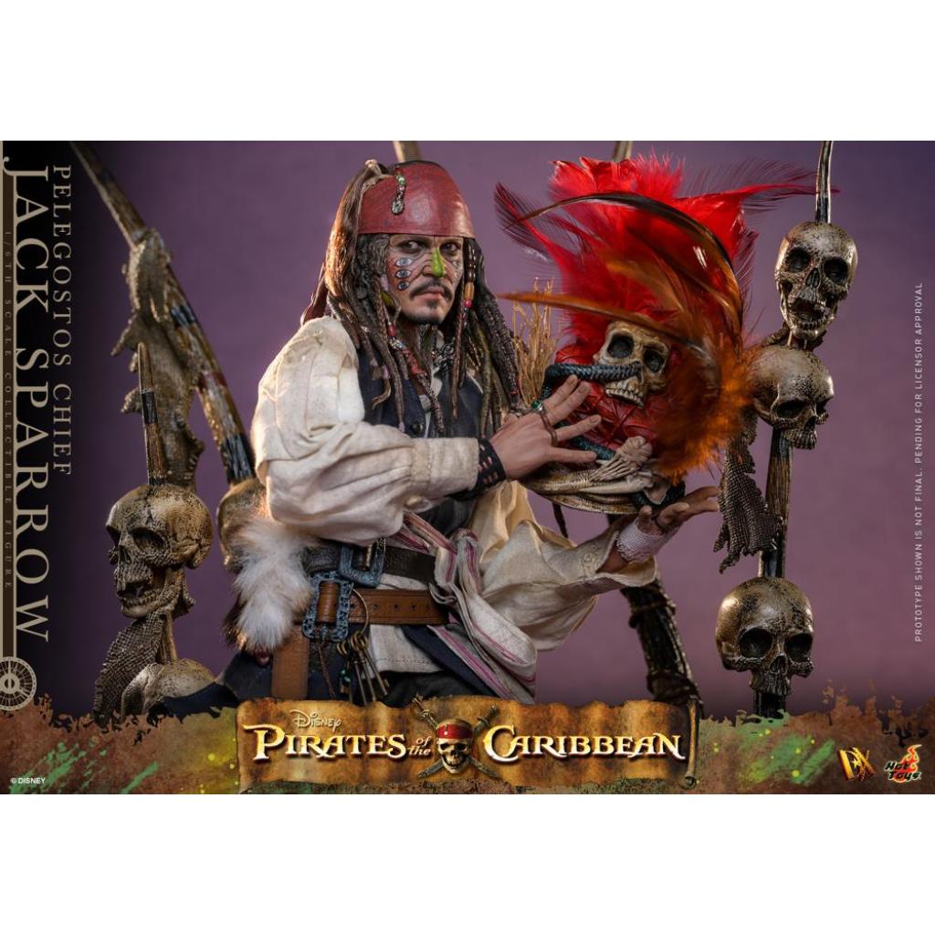 DX48 Pirates of the Caribbean: Dead Man Chest - 1/6th scale Pelegostos Chief Jack Sparrow