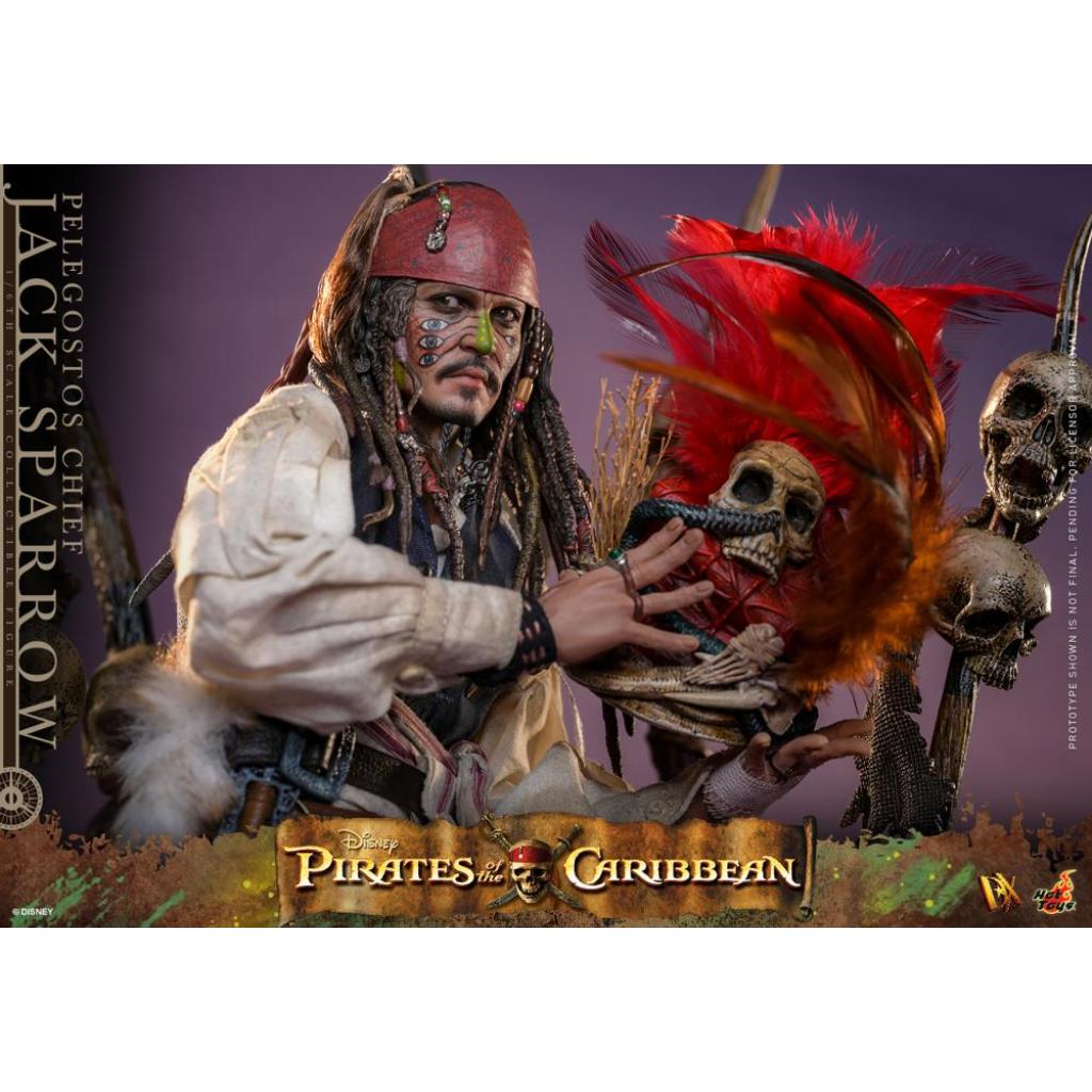 DX48 Pirates of the Caribbean: Dead Man Chest - 1/6th scale Pelegostos Chief Jack Sparrow