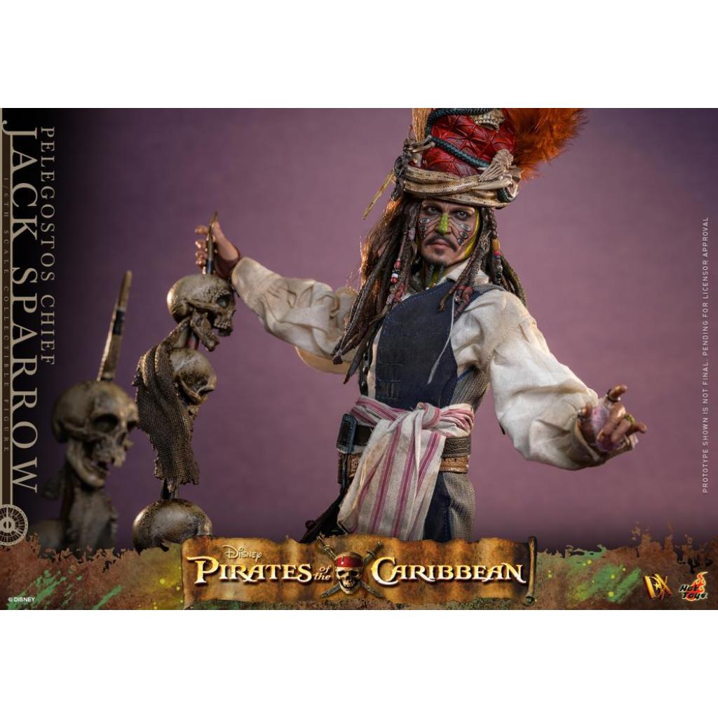 DX48 Pirates of the Caribbean: Dead Man Chest - 1/6th scale Pelegostos Chief Jack Sparrow
