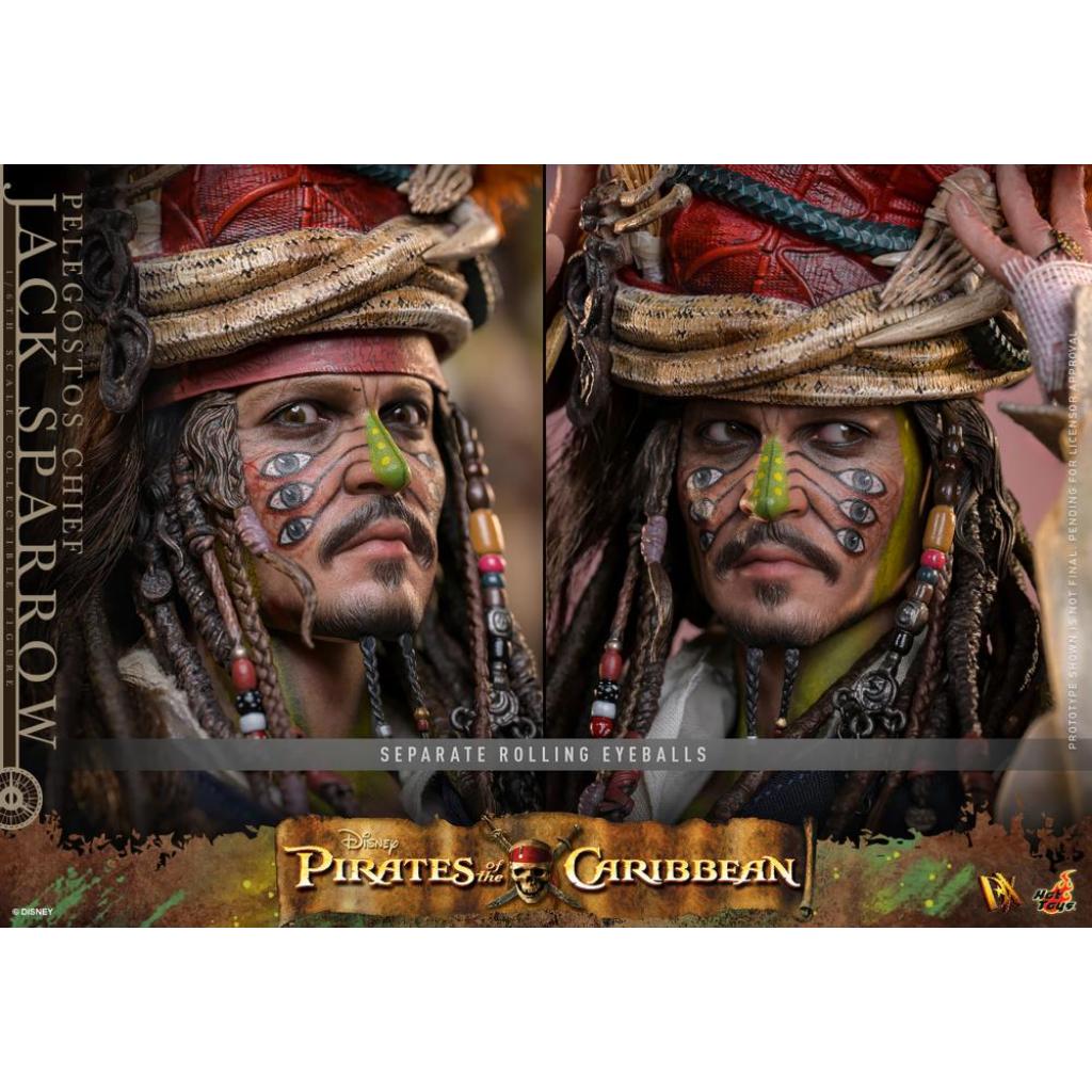 DX48 Pirates of the Caribbean: Dead Man Chest - 1/6th scale Pelegostos Chief Jack Sparrow