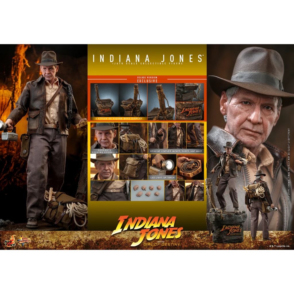 MMS717 Indiana Jones And The Dial Of Destiny - 1/6 Scale Indiana Jones (Deluxe Version)