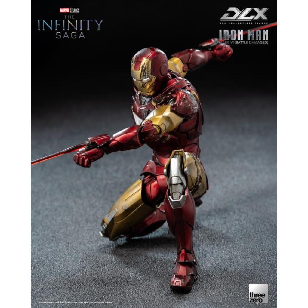 Dlx Scale Collectible Figure - Marvel Studios: The Infinity Saga - Iron Man Mark Vi (Battle Damaged) (Overseas Version)