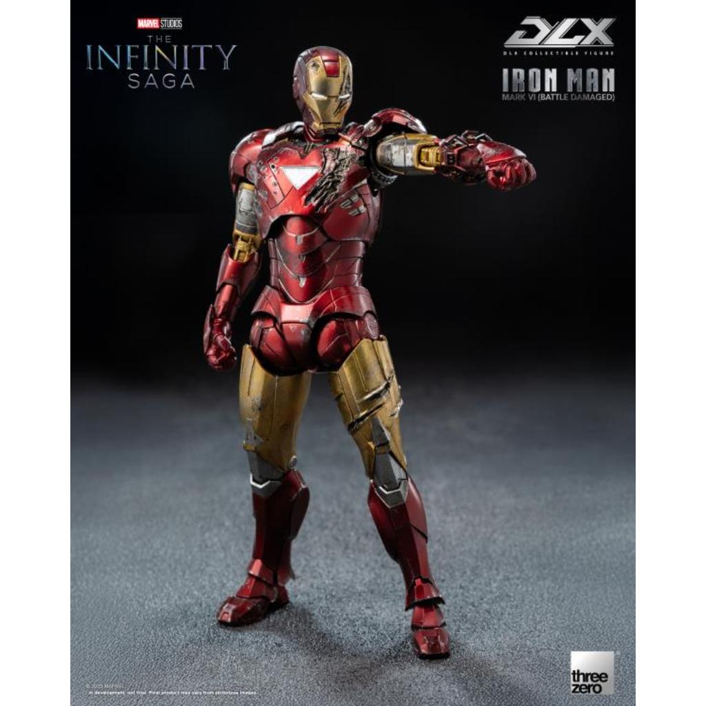 Dlx Scale Collectible Figure - Marvel Studios: The Infinity Saga - Iron Man Mark Vi (Battle Damaged) (Overseas Version)