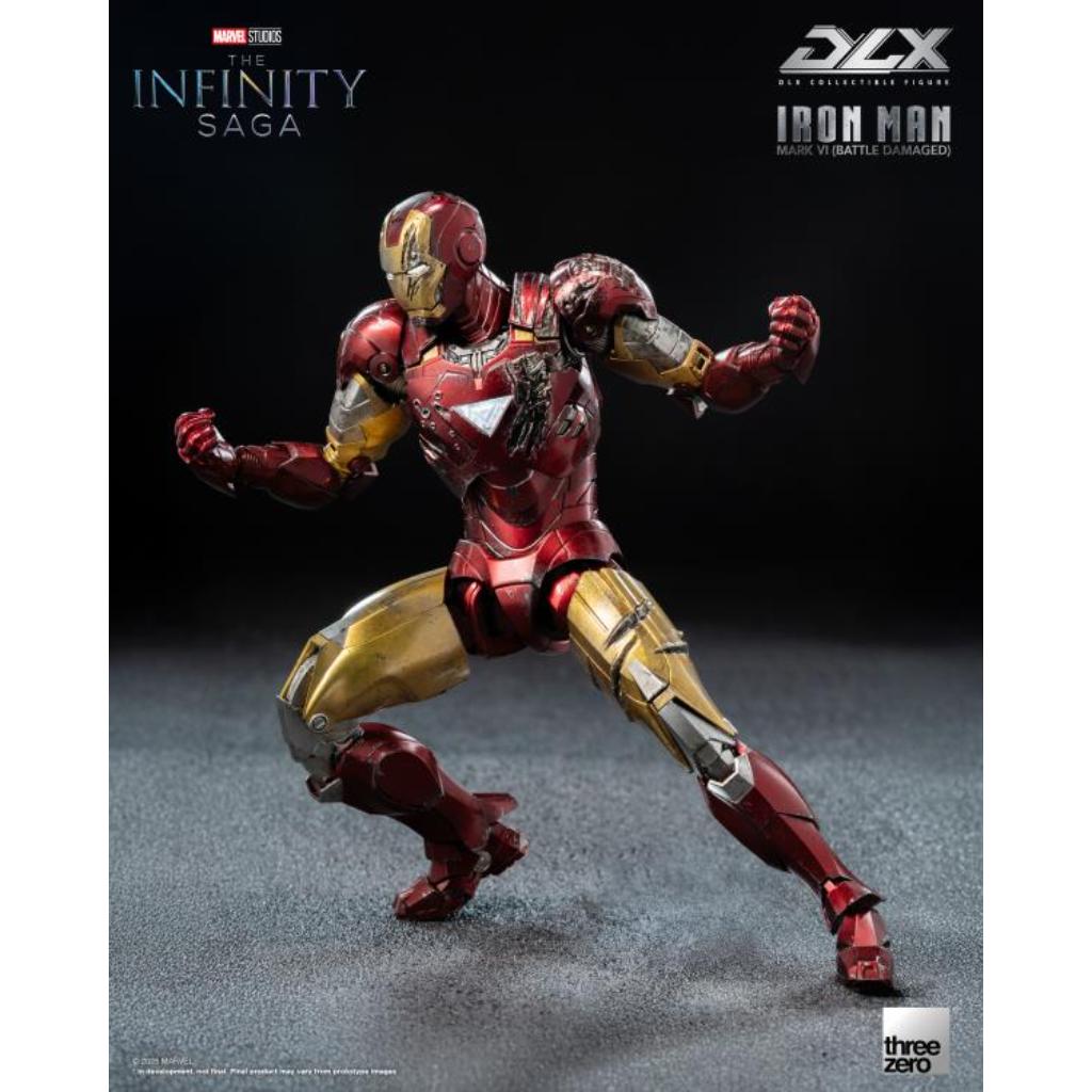Dlx Scale Collectible Figure - Marvel Studios: The Infinity Saga - Iron Man Mark Vi (Battle Damaged) (Overseas Version)