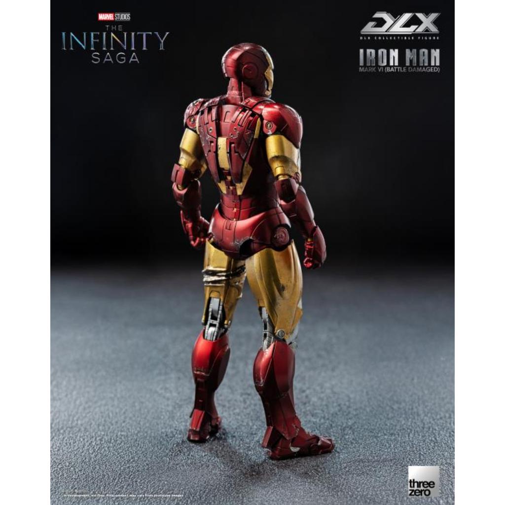 Dlx Scale Collectible Figure - Marvel Studios: The Infinity Saga - Iron Man Mark Vi (Battle Damaged) (Overseas Version)