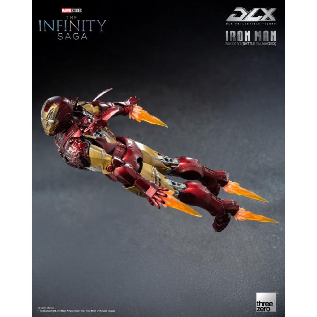 Dlx Scale Collectible Figure - Marvel Studios: The Infinity Saga - Iron Man Mark Vi (Battle Damaged) (Overseas Version)