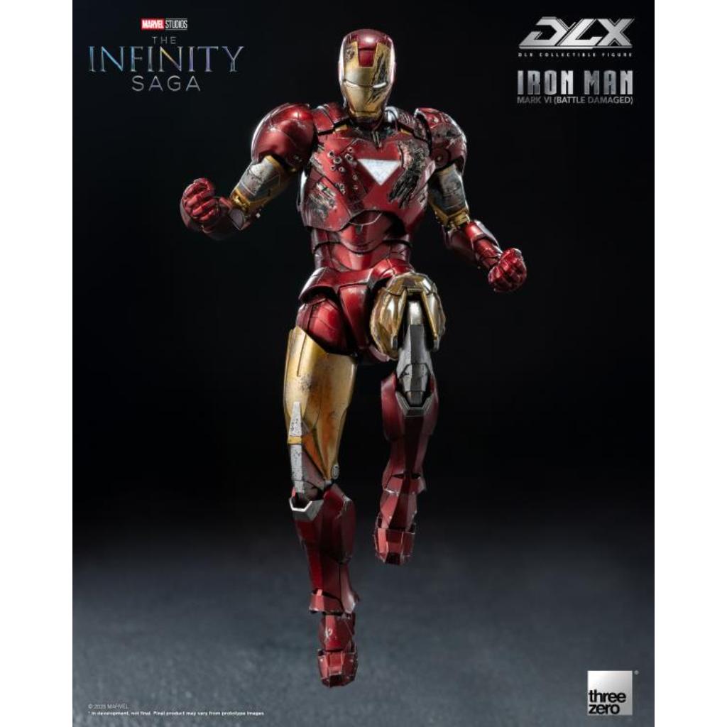 Dlx Scale Collectible Figure - Marvel Studios: The Infinity Saga - Iron Man Mark Vi (Battle Damaged) (Overseas Version)