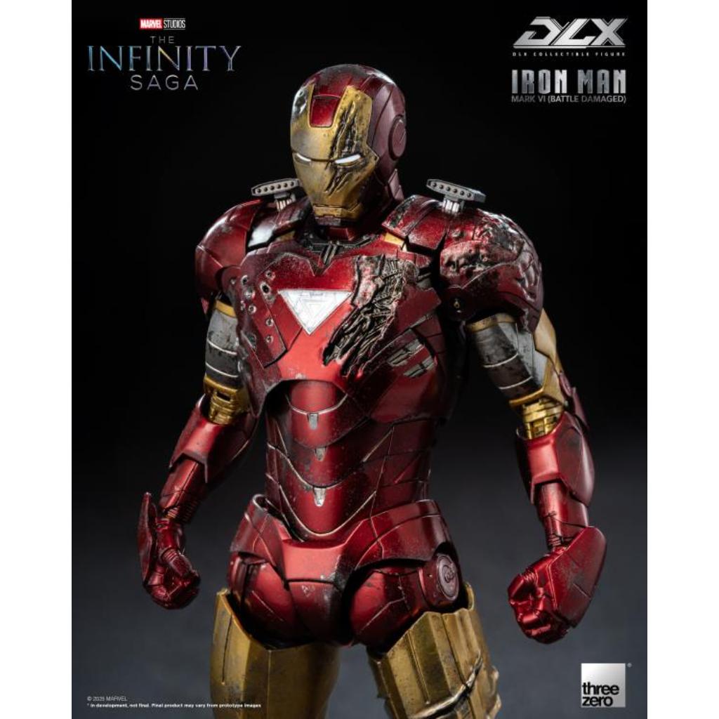 Dlx Scale Collectible Figure - Marvel Studios: The Infinity Saga - Iron Man Mark Vi (Battle Damaged) (Overseas Version)