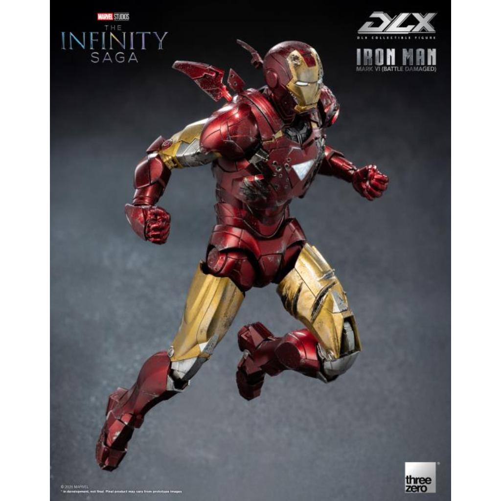 Dlx Scale Collectible Figure - Marvel Studios: The Infinity Saga - Iron Man Mark Vi (Battle Damaged) (Overseas Version)