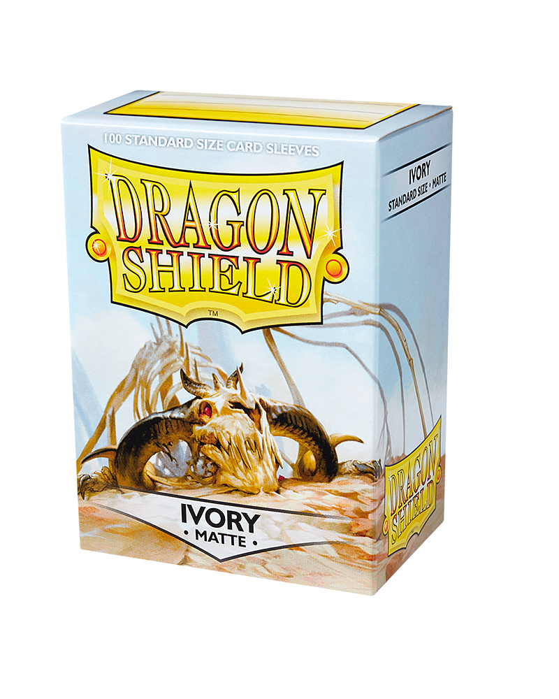 Dragon Shield Matte Sleeves 100CT - Ivory (Standard Size)