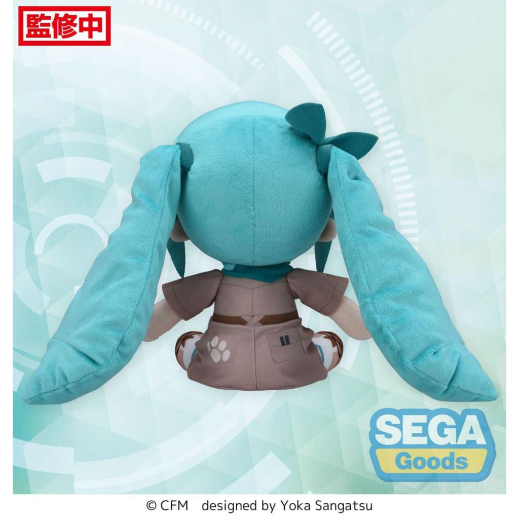 SEGA Hatsune Miku Outing Series Zoo Ver. Fuwapuchi M Plush