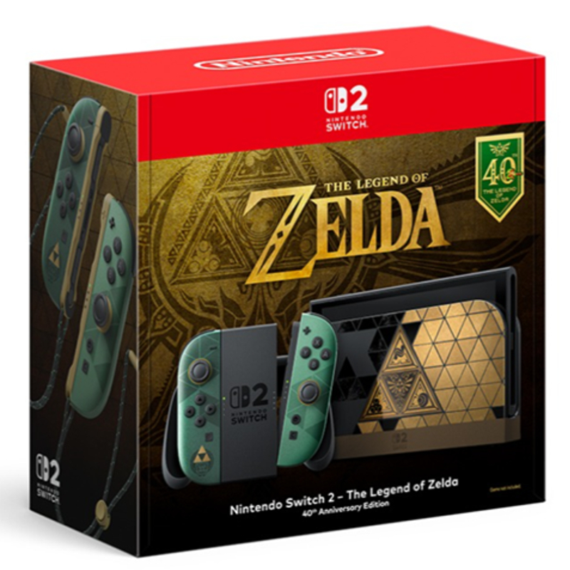 The Legend of Zelda 40th Anniversary Edition Nintendo Switch 2 Console