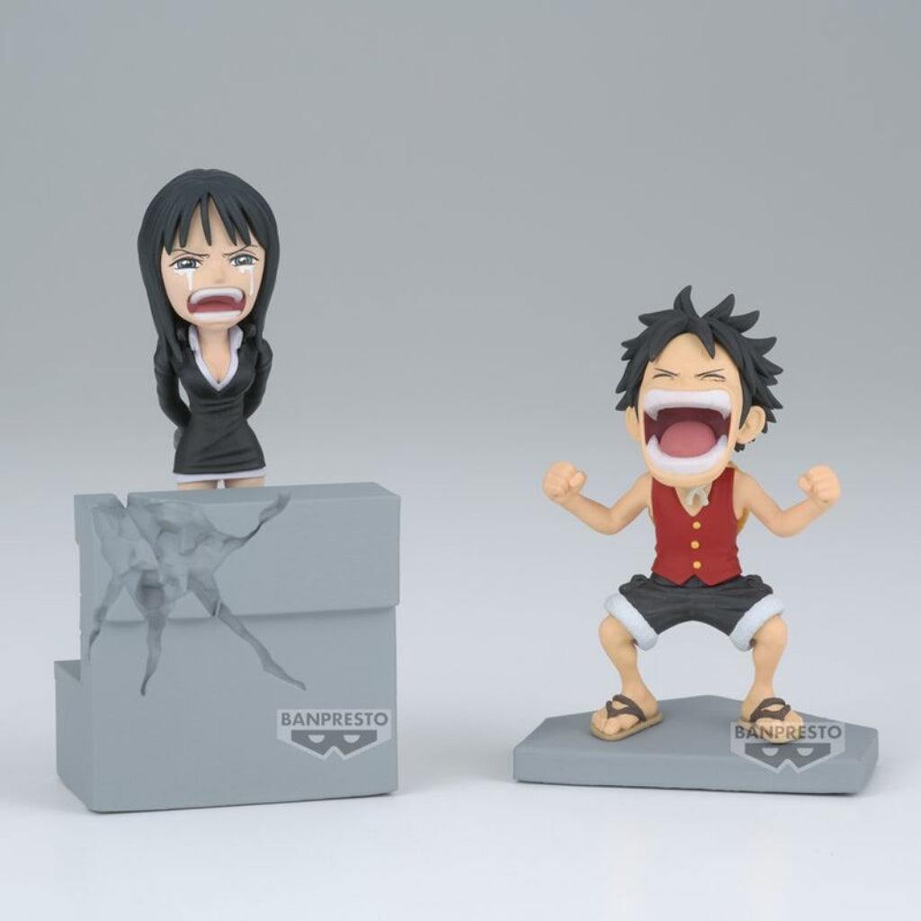 Banpresto WCF Monkey D. Luffy & Nico Robin Log Stories One Piece