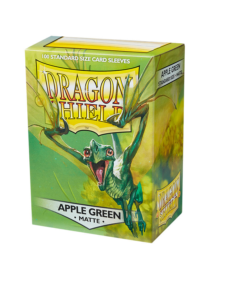 Dragon Shield Matte Sleeves 100CT - Apple Green (Standard Size)