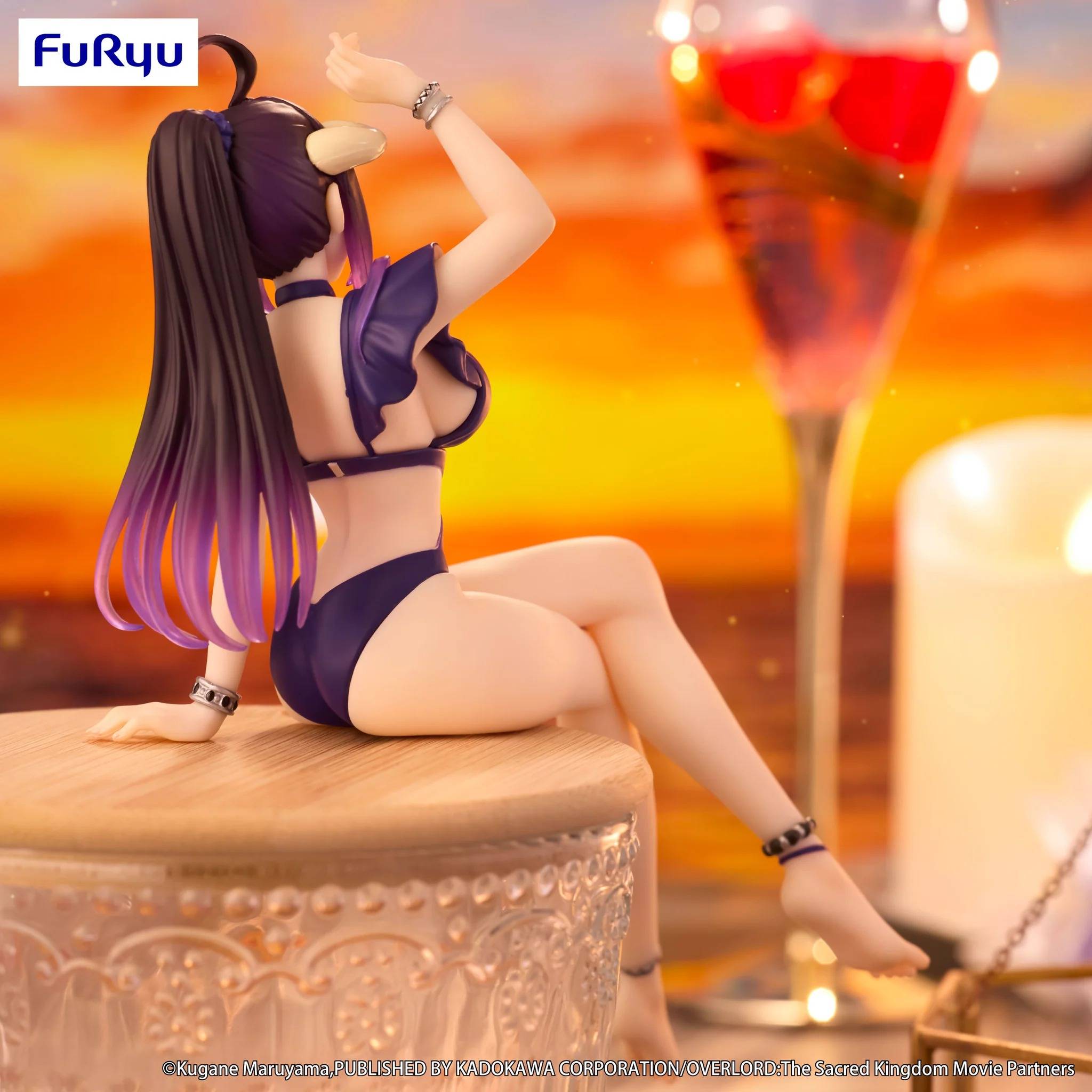 FuRyu Albedo Dark Swimsuit Purple Ver. Overlord Noodle Stopper