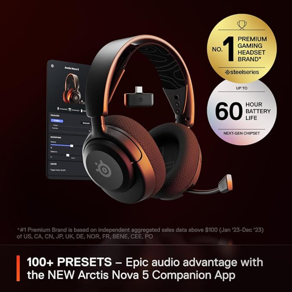 SteelSeries Arctis Nova 5 Wireless - Black