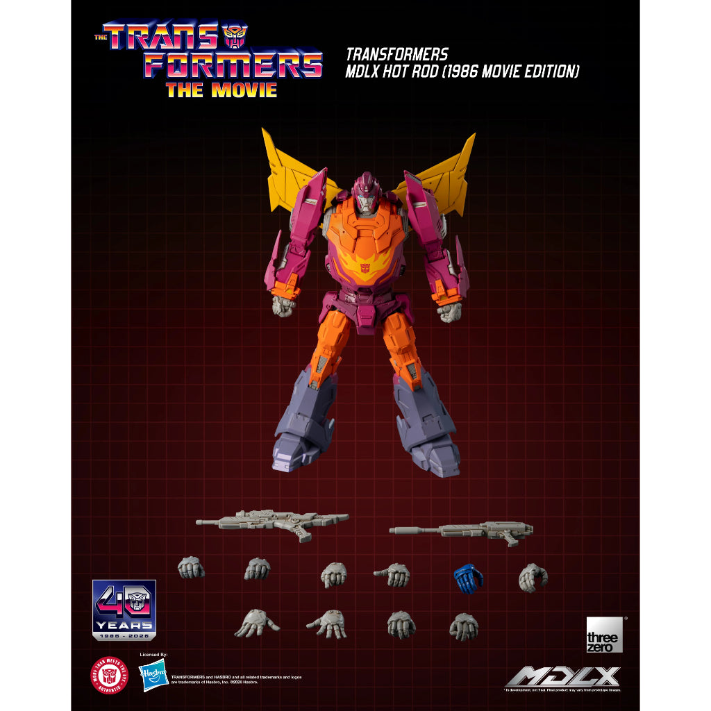 MDLX Scale Transformers - Hot Rod (1986 Movie Version) (Kelvin Sau Redesign)