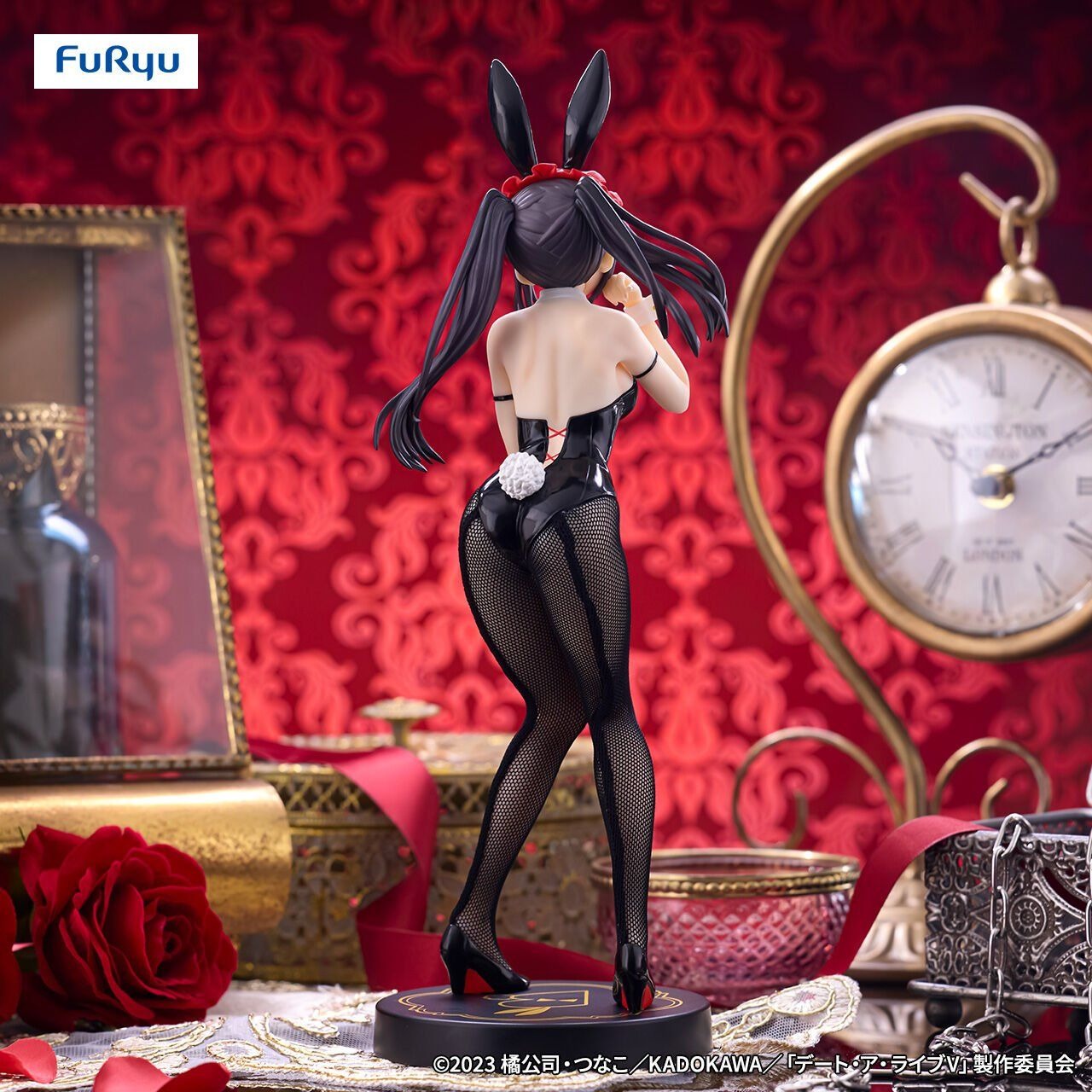 FuRyu Kurumi Tokisaki Black Ver. BiCute Bunnies Date A Live V Figure