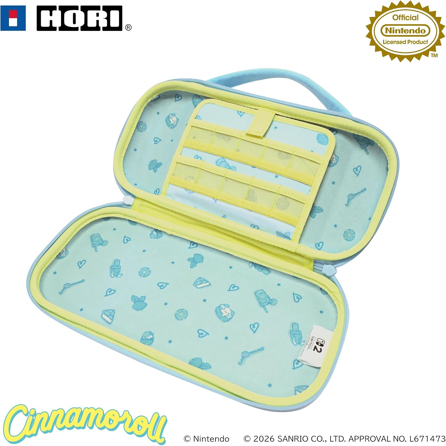 HORI 3D Hybrid Hard Pouch for Nintendo Switch 2 (Cinnamoroll Collection) (NSX-236A)
