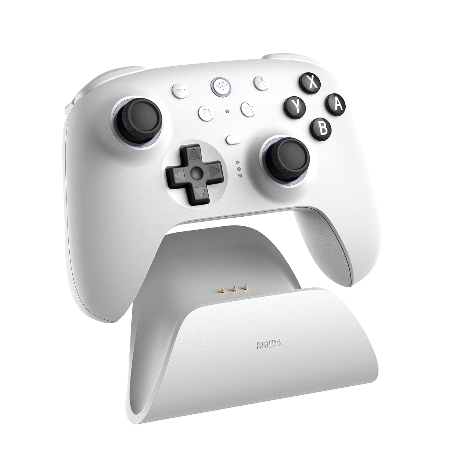 8BitDo Ultimate 2 Bluetooth Controller w/ Charging Dock - White