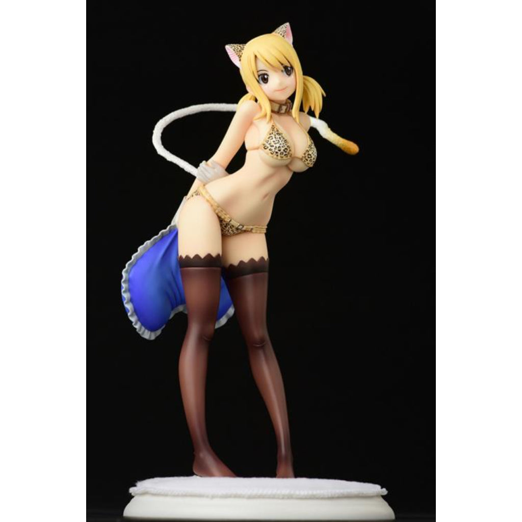 Fairy Tail - Lucy Heartfilia Leopard Print Cat Gravure Style Figurine