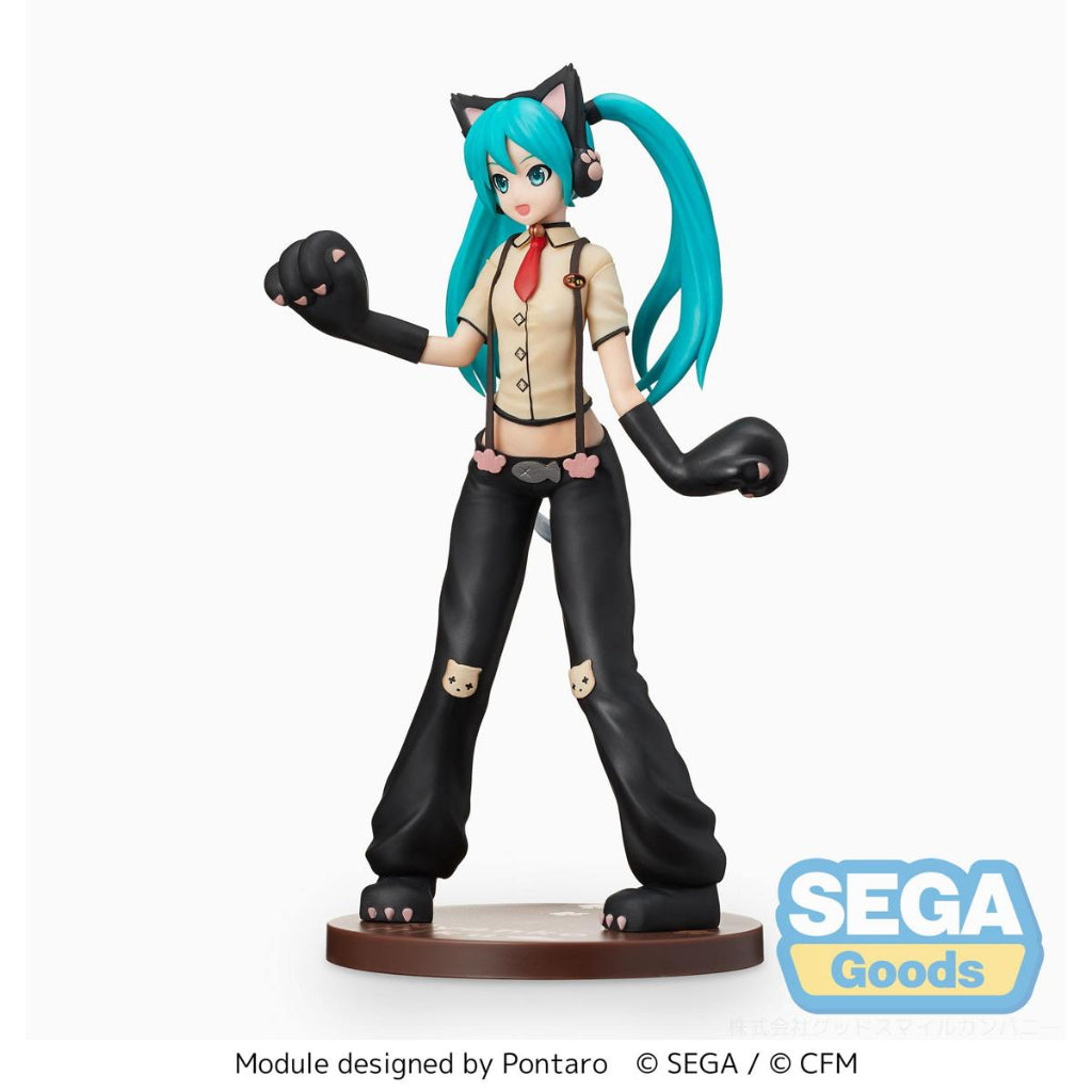 Sega SPM Hatsune Miku Nyanko Ver PJ Diva Arcade Future Tone Figure