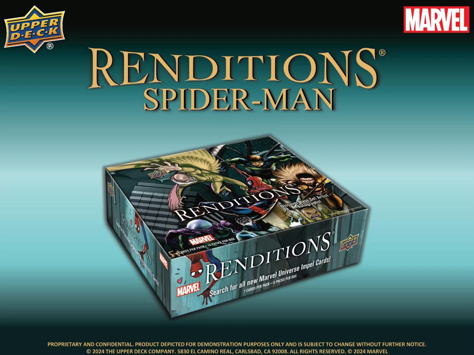 Upper Deck 2024 Marvel Renditions Spider-Man (UD51891) (12/Box)