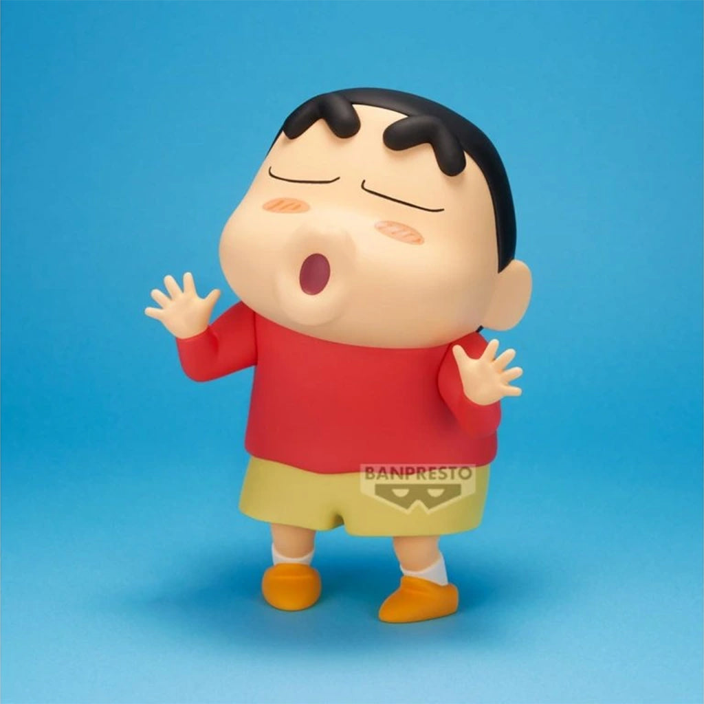Banpresto Shinnosuke Nohara My Heart is Beating Big SOFVIMATES Crayon Shin-Chan Figure