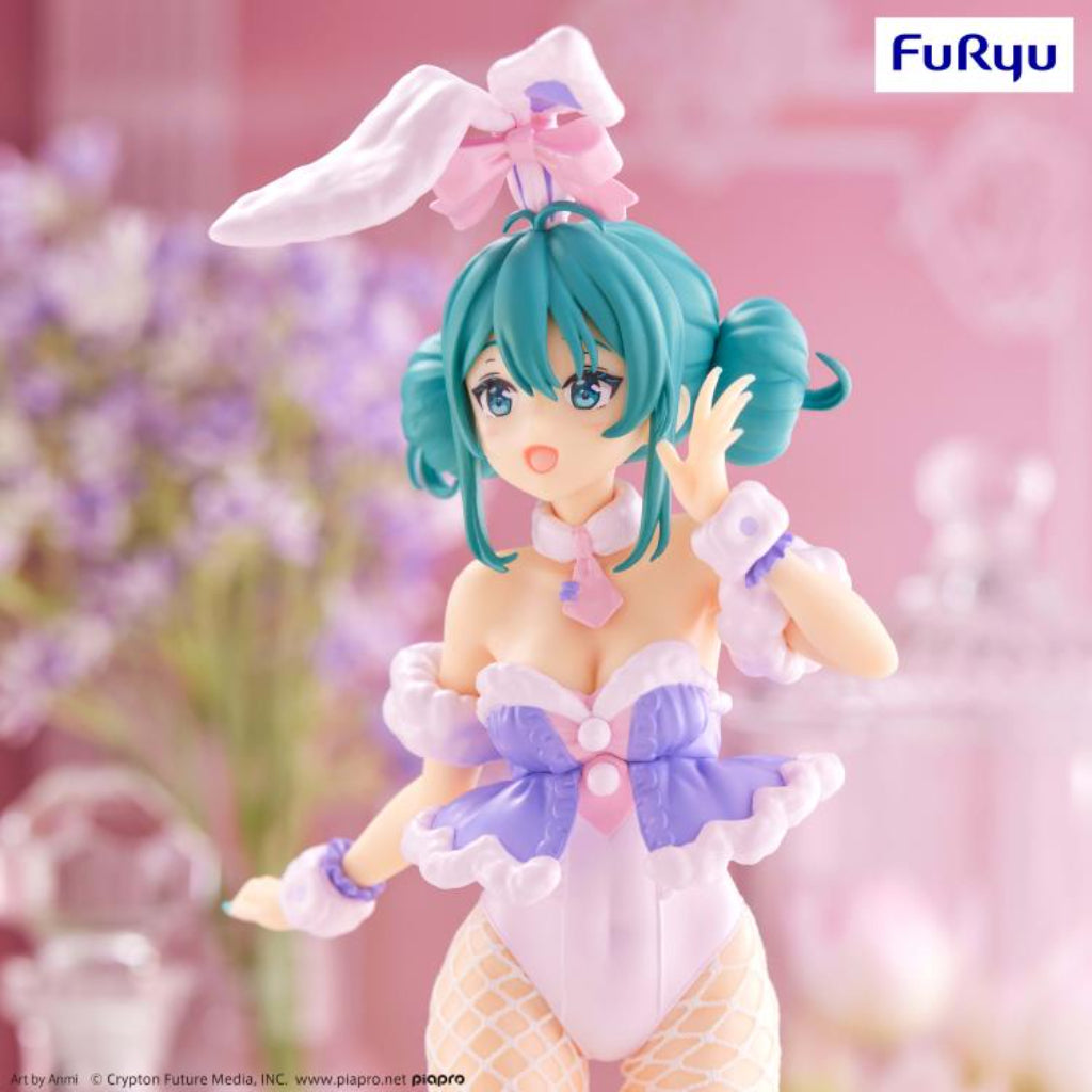 FuRyu Hatsune Miku BiCute Bunnies White Rabbit Lavender Color Ver