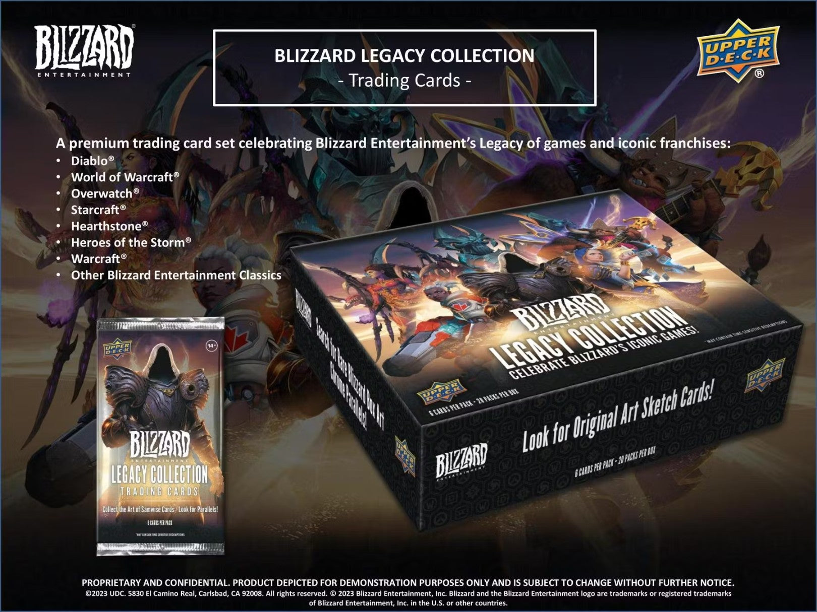Upper Deck Blizzard Legacy Collection Hobby (UD98431) (20/Box)