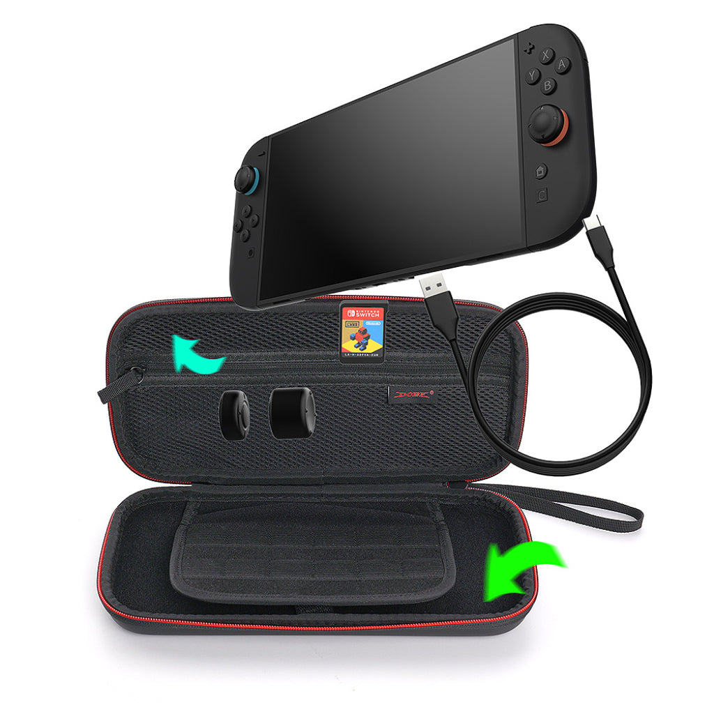 Dobe NS2 Storage Case w/ Game Card Case (TNS-3173 Black)