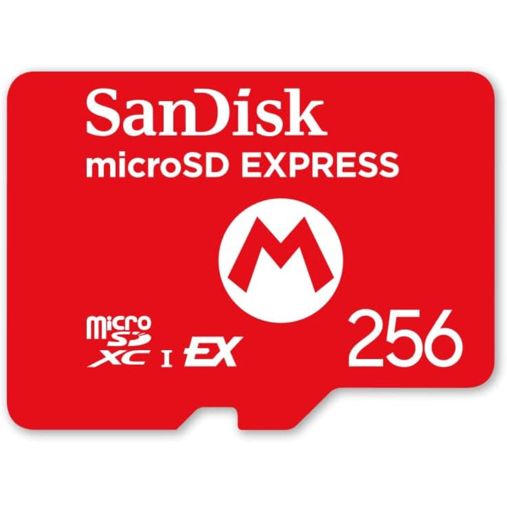 SanDisk 256GB MicroSD Express Card For Nintendo Switch 2 (Super Mario Design)